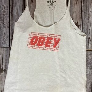 White Obey Woman’s  Tanktop